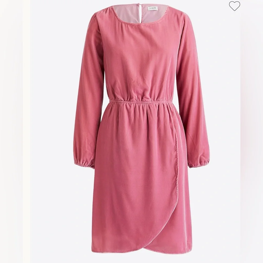 J. Crew Velvet A-Line Dress